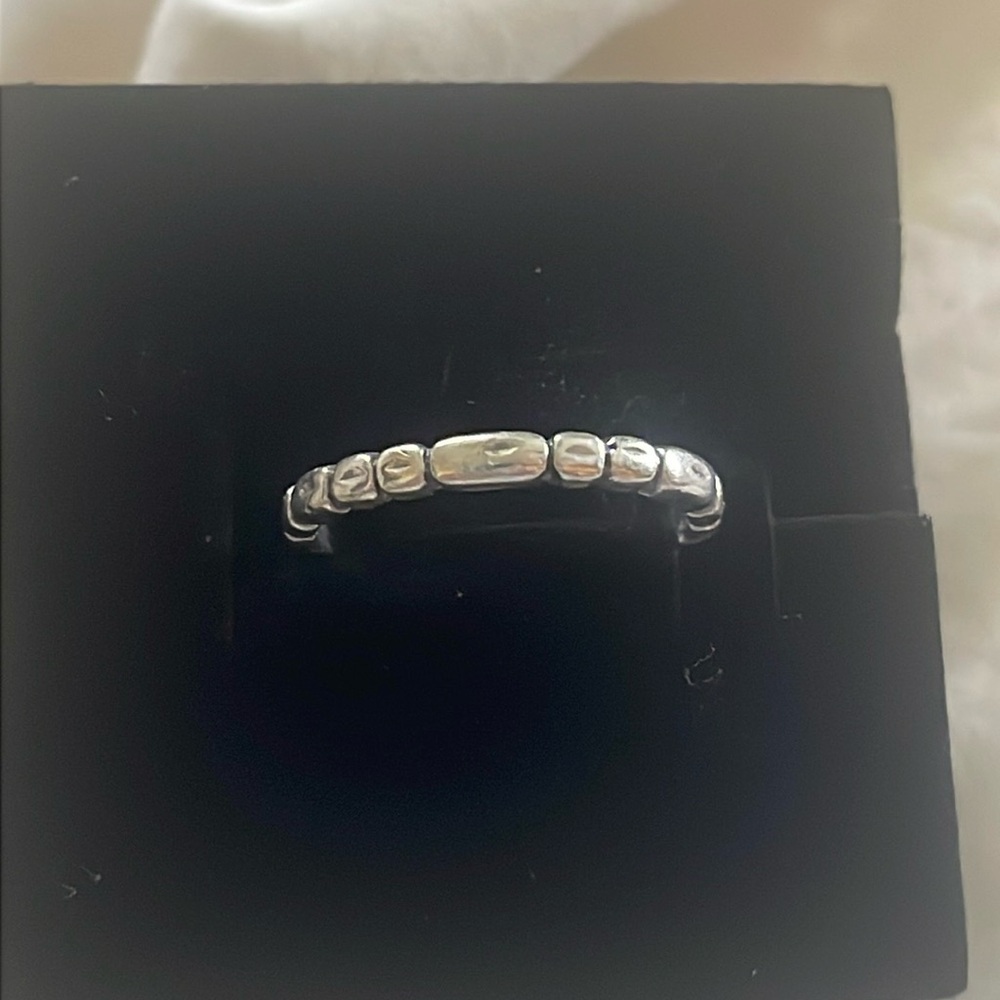 Sterling silver stacking ring